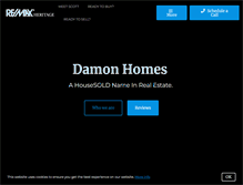 Tablet Screenshot of damonhomes.com